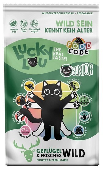 Lucky Lou Food Code Lifestage Senior Drób & Dziczyzna 1,7kg
