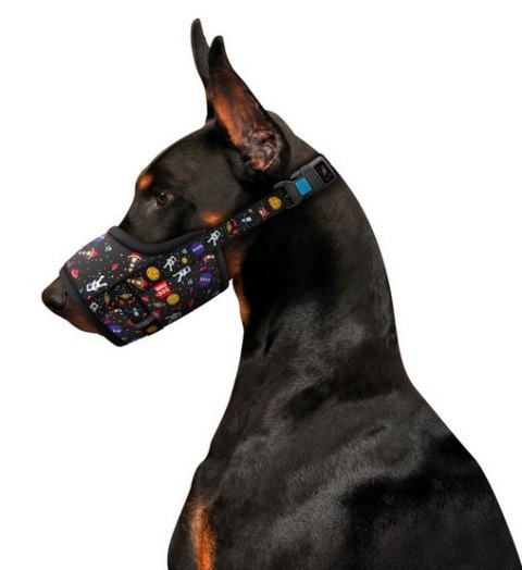Collar WauDog Nylon Kaganiec, plastikowy fastex, wzór NASA, rozmiar 1 [14-20cm]