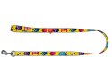 Collar WauDog Nylon Smycz nylonowa S 15mm/200cm, wzór FUTRZANE POTWORY