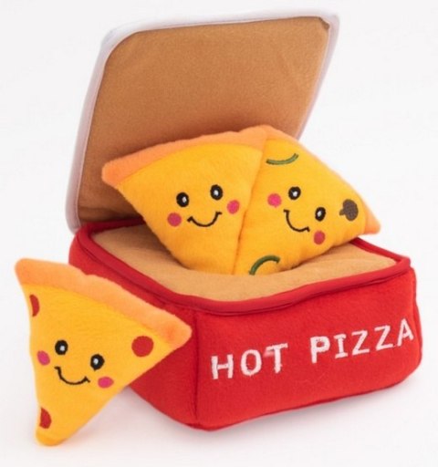 ZippyPaws Pluszowa norka dla psa Pudełko Pizzy [ZP1045]