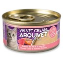 Arquivet Velvet kremowa puszka dla kota o smaku tuńczyka i łososia 80g