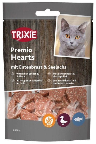 Trixie Premio Ducky Hearts - kacze serca 50g [42705]