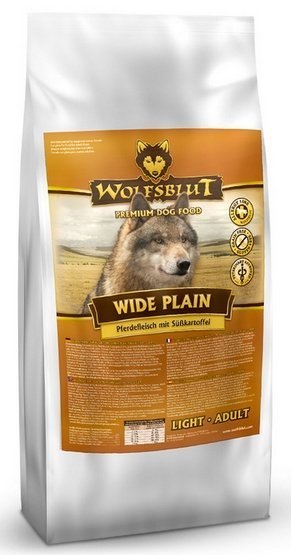Wolfsblut Dog Wide Plain Adult Light - konina i bataty 12,5kg